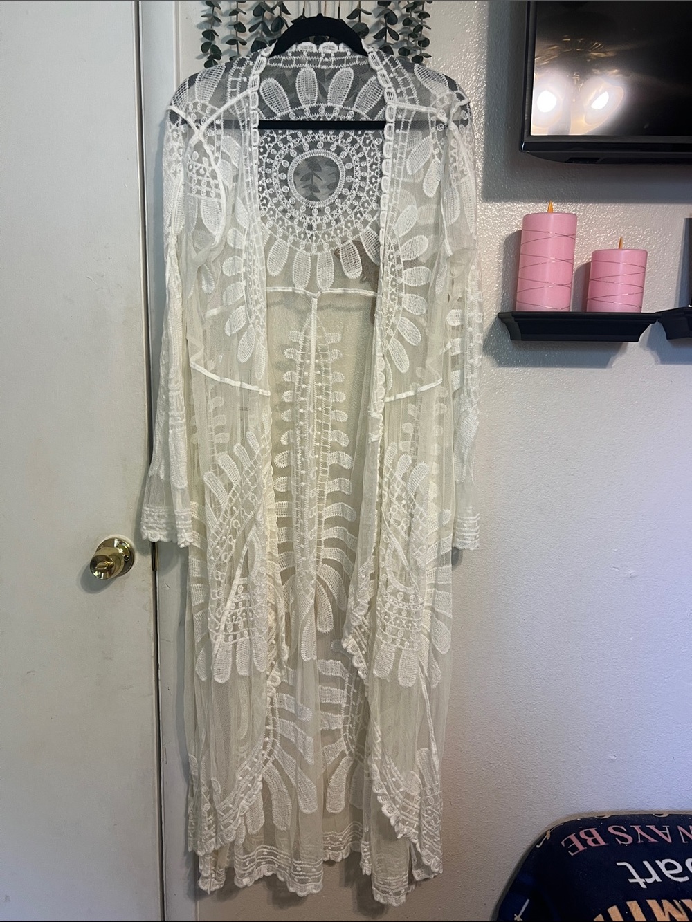Rebellion Again Floral Lace Duster